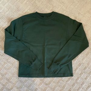 Brandy Melville forest green long sleeve tee S